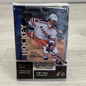 1997-1998 Upper Deck Hockey Series 2 Retail Pack-UNOPENED-Rare Game Jersey Pulls